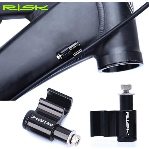 RISK Bicycle Cable Grip Adapter Guide Bike Oil Tube Fixed Conversion Seat Wire Trap Brake Line Pipe Tubing Alignment Organizer