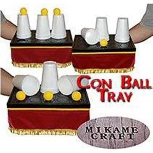 Con Ball Tray (35cm*22.5cm*15cm)Stage Magic Tricks Close Up Illusion Gimmick Props Comedy Magician Appearing/Vanising Ball