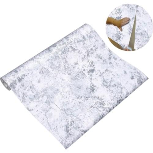 10mX45cm Self Adhesive Kitchen Marble Wallpaper Waterproof Moisture proof Anti-fouling Oil proof Stickers for Bathroom Cabinet