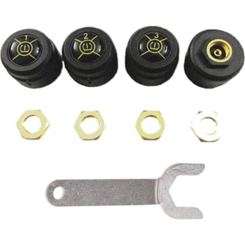 Bluetooth-compatible Power TPMS Tire Pressure Monitoring System for RV Sensors Real-time Alarm Pressure and Temperature