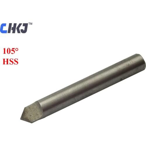CHKJ HSS 105 Degree Twist Drills Bit for 368A 339C Vertical Key Cutting Machine Flat Knife Drill Bit Locksmith Accessories