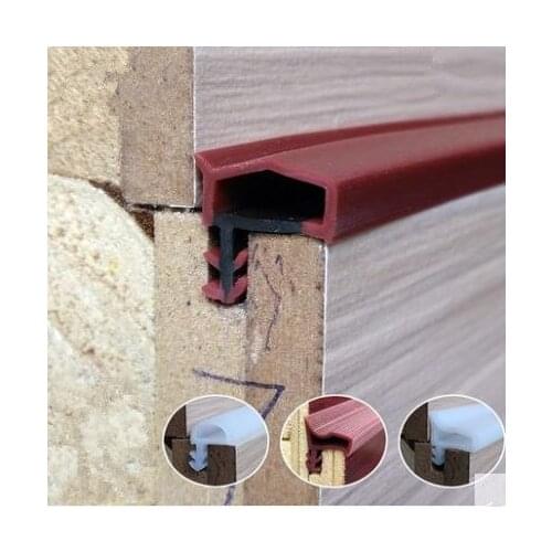 5 meters sealing strip Door Window Draught Dust Insect Seal Strip Soundproofing Weatherstrip Draft Stopper Frameless