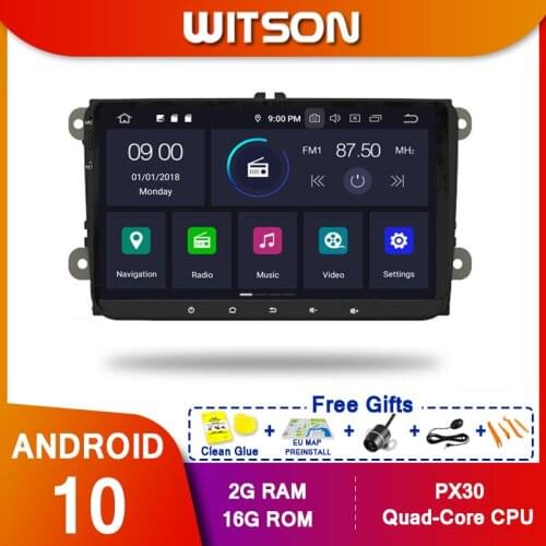 WITSON! Android10 Octa core PX5 CAR DVD player For Volkswagen B6 CADDY PASSAT CAR GPS NAVIGATION SAGITAR GOLF TIGUAN TOURAN G