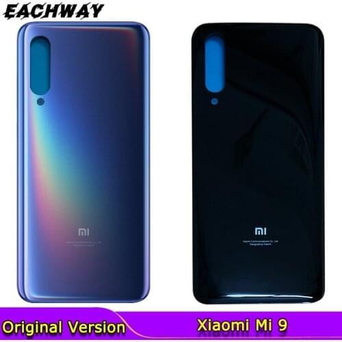 For Xiaomi Mi 9 Back Battery Cover Glass Panel Housing Cover Xiaomi Mi9 Mi 9 Glass Back Battery Housing Cover Case Replacement