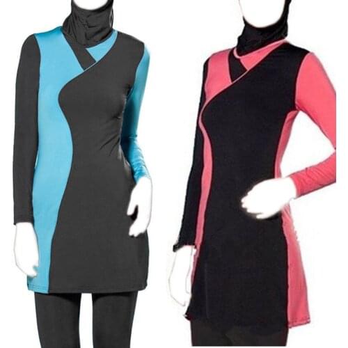 Womens Conservative Swimsuit Beach Swimsuit Burkini Muslim Swimwear