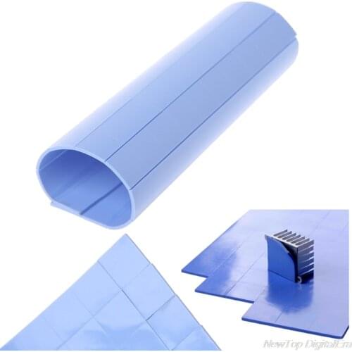 100 Pcs 100x100x1mm GPU CPU Thermal Pad Silicone Heatsink Cooler Conductive Pads F23 21 Dropshipping