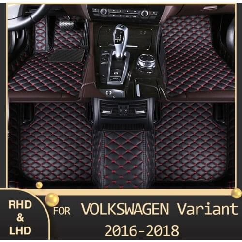 MIDOON Car floor mats for Volkswagen VARIANT 2016 2017 2018 Custom auto foot Pads automobile carpet cover