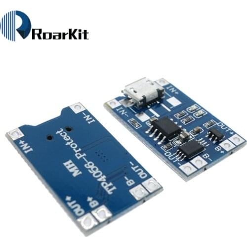 Free Shipping 10PCS/LOT 1a lithium battery protection board charging module TP4056 with protection one plate module