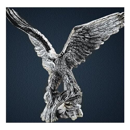 925 Sterling Silver Plated BIG EAGLE XXL