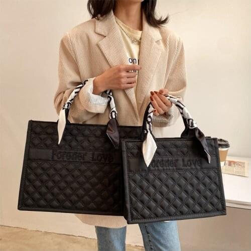 Brand Designer Plaid Quilted Womens Handbag Retro Scarf Crossbody Bag Small Square Tote Women Bags Designer Bag