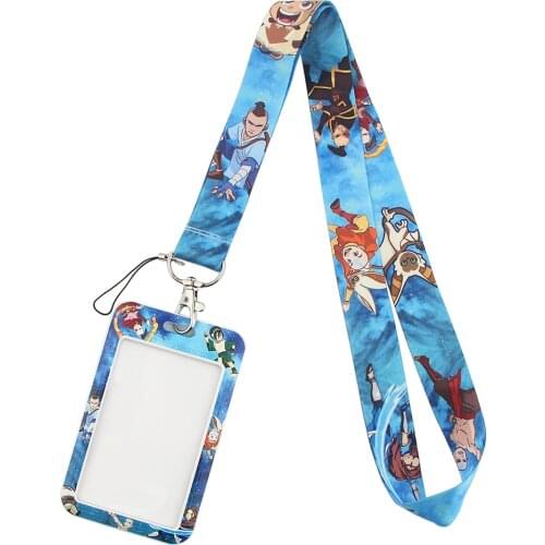 DZ1442 Cartoon Anime Avatar The Last Airbender Lanyards for Key Neck Strap Card ID Badge Holder Key Chain Hang Rope Key Rings