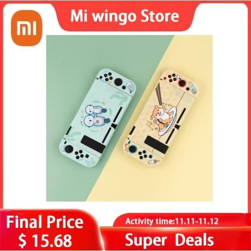 GEEKSHARE Sea Otter Nintend Switch And Lite Case Cute Shiba Inu Shell Hard Cover Back Grip Shell For Nintendo Switch Accessories