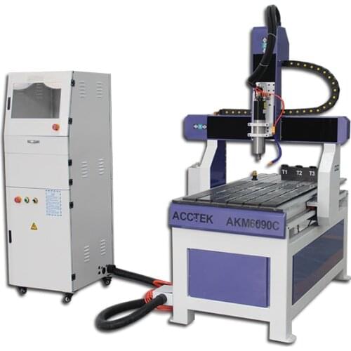 China Jinan AccTek Good Safety Performance Atc Cnc Milling Machinery AKM6090C