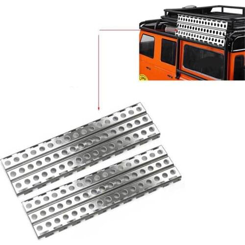 2PCS 144*40mm Metal Sand Ladder Recovery Board for 1:10 RC Crawler Traxxas TRX-4 Axial SCX10 Tamiya CC01 Recat MST