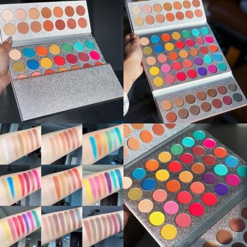 Beauty Glazed Eyeshadow Palette Colorful Shadows pallet Glitter Highlighter Shimmer Make Up Pigment Matte Eye Shadow Pallete