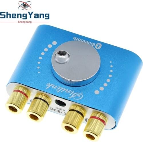 Sinilink Bluetooth 5.0 10W/15W/20W Stereo Power Amplifier Board Mobile Control APP 12V/24V High Power Digital Amplifier Module