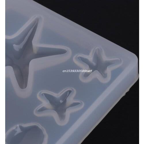 Silicone Mold Diamond Shell Epoxy Resin DIY Jewelry Making Crafts Cake Pendant Dropship