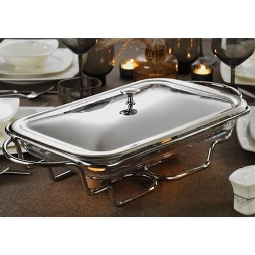 DOLBOVI Glass in Love Silver Steel Standing Glass Presentation tray tray поднос plateau de service