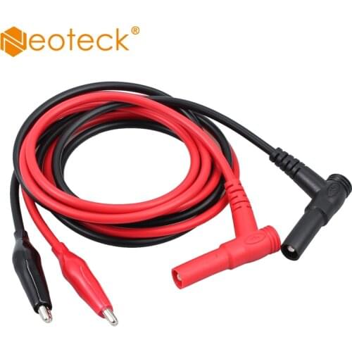 10A 600V Test Lead Banana Plug to Alligator Clip for Multimeter Cable Leads Probe Test Accessories Electrical Alligator Testing