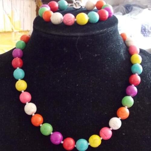 Turkey multicolor calaite round stone beads beautiful gems diy necklace bracelet 18 inch BV288