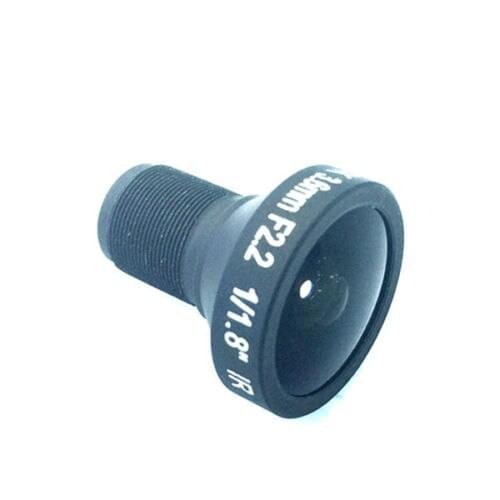 1/1.8'' 4K 3.6mm 8MP HD IR Blocked Wide Angle M12 FPV Camera Len