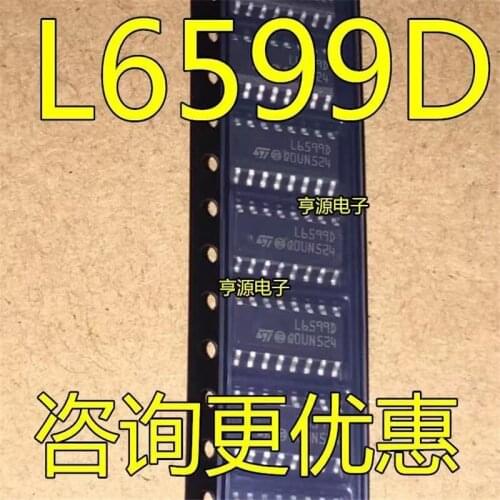 10piece)100% New L6599DTR L6599D L6599 SOP-16 Chipset