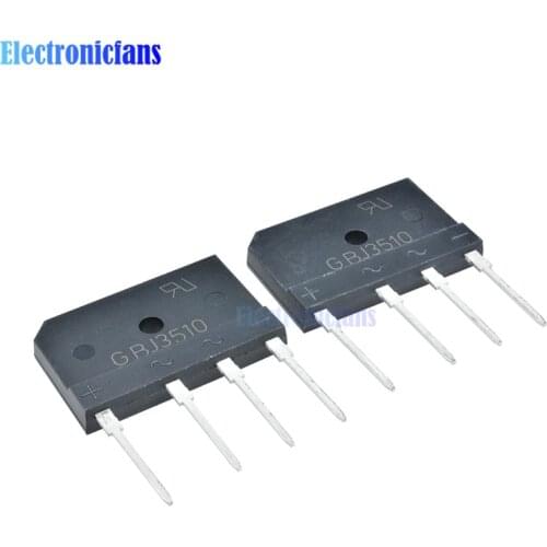 10PCS GBJ3510 1000V 35A Diode Bridge Rectifier Single Phase Bridge Rectifier New Arrival