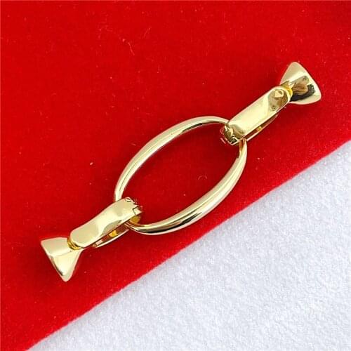 100pcs/Lot High Quality 14K Gold Filled Clasps Hooks for Bracelet Necklace Connectors DIY Jewelry Making Supplies Free Shipping