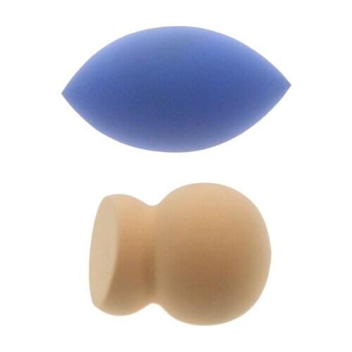 2Pcs/Set 2 Types Pro Cosmetic Puff Powder Puff Smooth Women Face Makeup Foundation Sponge Beauty Make Up Tools Accessories