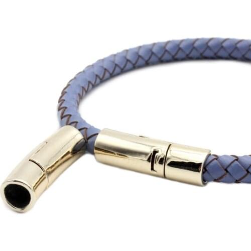 Aaazee 3 Sets 6mm Diameter Gold Magnetic Clasp,Curved Shape, 28mm Long Metal Copper Jewelry Accessories