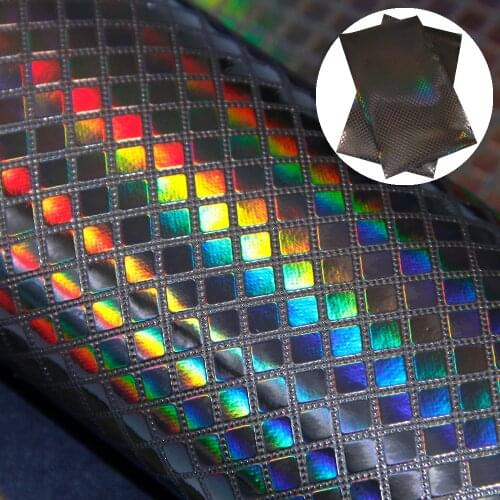 David accessories 20*33cm Smooth Laser Faux Synthetic Leather For Bow bags Wallet DIY Handmade Projects Crafts,1Yc8939