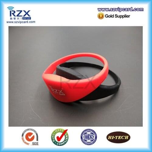 Free shipping 50PCS TK4100 RFID wristband 125KHz silicone smart bracelet