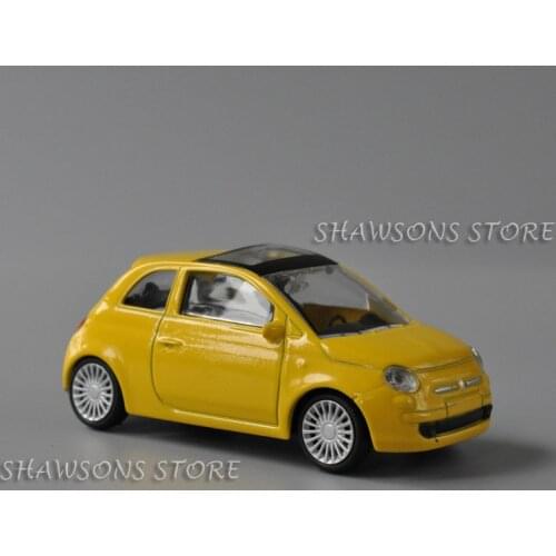 1:43 Scale Diecast Car Model Toys Fiat Nuova 500 Miniature Replica
