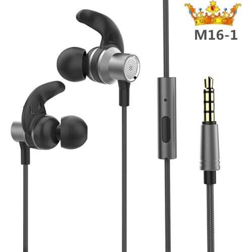 Metal Running headset HIFI DJ Sporting Single Driver Lover HI-RES BASS In-ear Earphones For iPhone /Xiaomi /huawei Gift