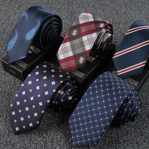 Fashion Hisdern Ties Necktie 6CM Handsome Korean Tie Arrow Silk Man Gift Skinny Tie