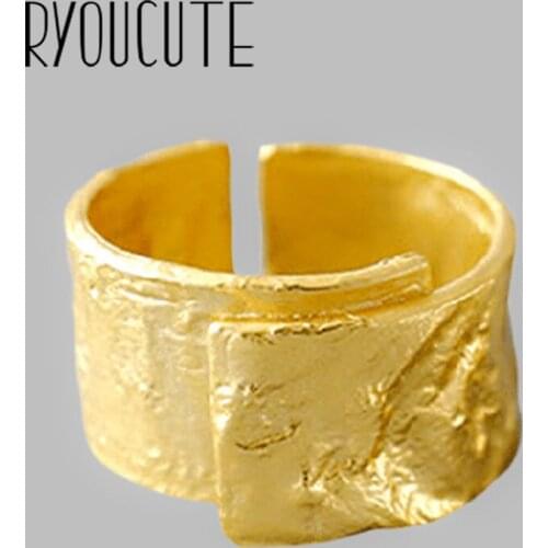 New Trendy Charm Irregular Round Rings For Women Men Boho Knuckle Party Rings Punk Cocktail Jewelry Girls Gift