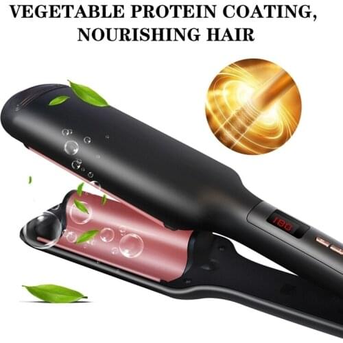 Curling Tongs Wand Deep Waver For Waves Professional Curling Iron Tourmaline Ceramic 2 Barrel Hair Styler Volume Styling Tools