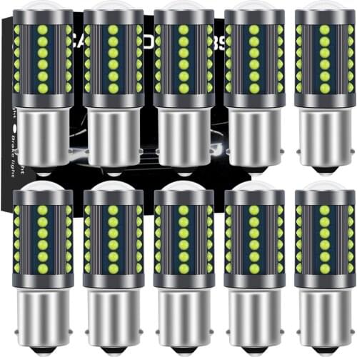 10x COB 36smd S25 1156 BA15S P21W LED BAY15D P21/5W 1157 BAU15S PY21W lamp led Bulbs For Turn Signal Light Brake Backup Lights