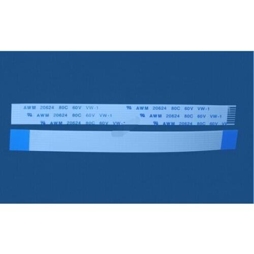 10cm FFC Flex Ribbon Power Cable Type E AWM 20624 80C 60V 8 pins 1.0mm pitch