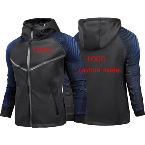 2021 Logo Customization Hoodie Sweatshirt Casual Outdoor Clothes Zipper Mens High Qulity Comfortable Flight Jacket Racing Suit