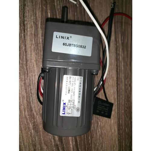 3 lines Constant speed LINIX Geared Motor 60JB75G0832 YN60-220-10 new original YN60-10 220V