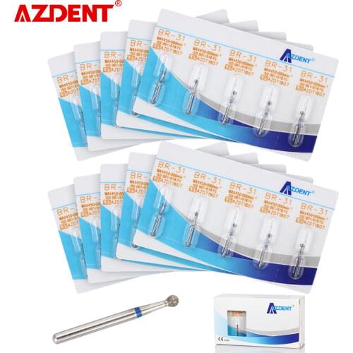 Dental Diamond Burs Medium FG 1.6mm for High Speed Handpiece Turbine Dentist Tools Dental Lab Burs