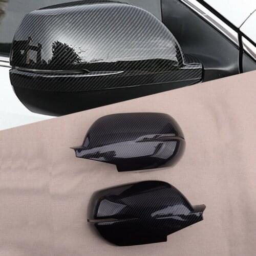 CITALL 1 Pair Car Rearview Side Mirror Cover Trim Fit for Honda CRV CR-V 2012 2013 2014 2015 2016 2017 2018 2019 2020 Black
