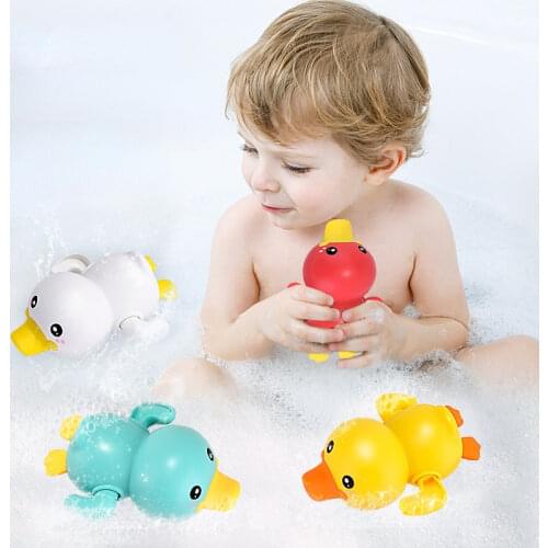 Baby shower toy animal cute cartoon whale classic baby water toy baby swimming chain clockwork toy for kids