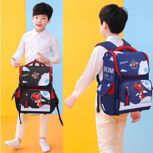 6-12 Years Childrens Backpack For Boys Grade 1-3-6 Backpack For Girls Primary School Student 2 / 3 Pcs Set Waterproof Kids Bag
