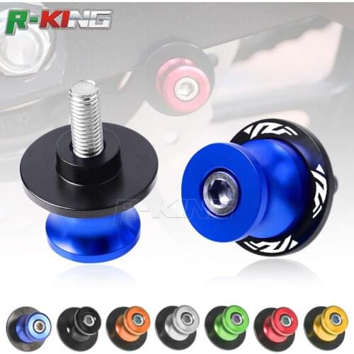 For YAMAHA YZF R1/R6 YZF-R6 YZF-R1M YZF-R1S YZF600R Motorcycle CNC Aluminum Swingarm Spools Slider Stand Screws