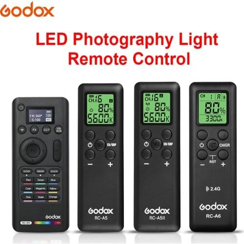 Godox original remote control RC-A5/ RC-A5II /RC-A6/ RC-R9 wireless remote control For Photography light