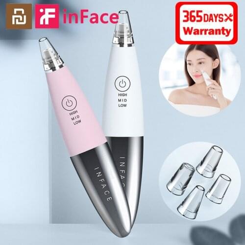 InFace Blackhead Vacuum Suction Dermabrasion Removal Scar Acne Pore Peeling Face Clean Facial Skin Care Beauty Tool