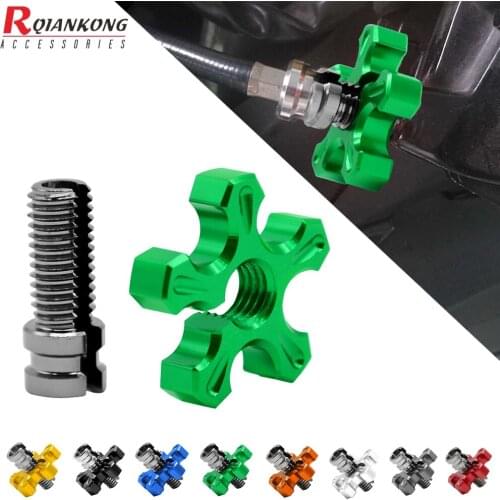 For KAWASAKI Z750 Z800 Z1000 Z1000SX VERSYS 1000 ZZR400 ZZR600 Clutch Cable Wire Adjuster M8/10*1.5 Motorcycle Accessory CNC