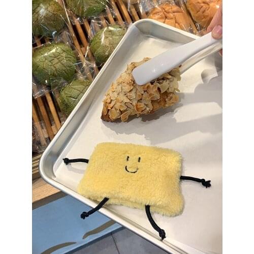 Kawaii Plush Coin Purse Women Children Boys Cartoon Cheese Card Holder Zipper Small Money Bag Purses for Teenager Girls Gift